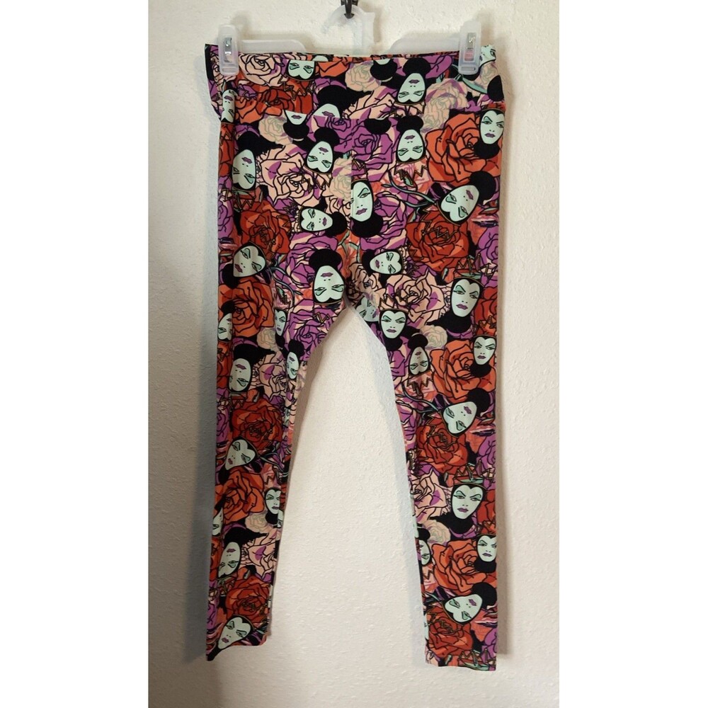 LuLaRoe Women’s  TC Disney Villain Snow White Evil Queen Leggings Halloween